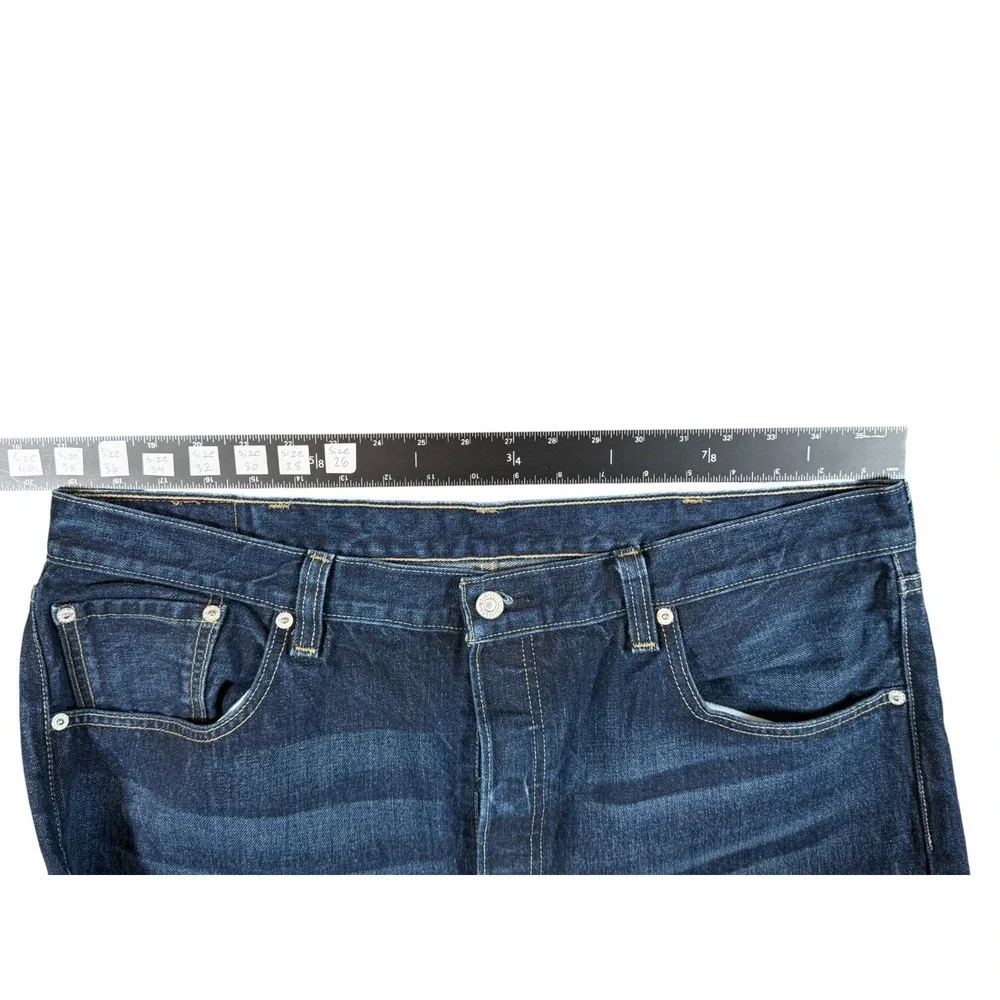 Levi's‎ 501 Original Authentic Jeans Men 40x32 (39x30.5) Blue Denim Straight Fit